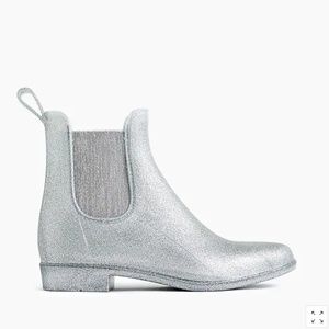 j crew glitter rain boots